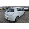 Image 10 : DUNCAN - 2015 NISSAN LEAF WHITE 206747 KMS - J314755