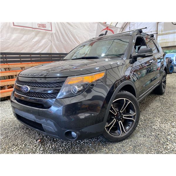 PARKSVILLE - 2014 FORD EXPLORER BLACK 246038 KMS - BB29928