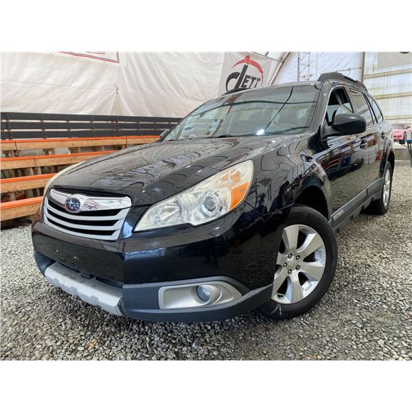 PARKSVILLE - 2010 SUBARU OUTBACK BLACK 221257 KMS - B369427