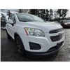 Image 5 : DUNCAN - 2014 CHEVROLET TRAX WHITE  155668 KMS - J158943
