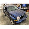 Image 10 : PARKSVILLE - 2005 JEEP LIBERTY BLUE 172219 KMS - D560516