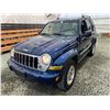Image 3 : PARKSVILLE - 2005 JEEP LIBERTY BLUE 172219 KMS - D560516