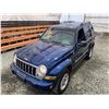 Image 4 : PARKSVILLE - 2005 JEEP LIBERTY BLUE 172219 KMS - D560516