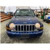 Image 6 : PARKSVILLE - 2005 JEEP LIBERTY BLUE 172219 KMS - D560516