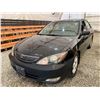 Image 3 : PARKSVILLE - 2004 TOYOTA CAMRY BLACK 382936 KMS - B501034
