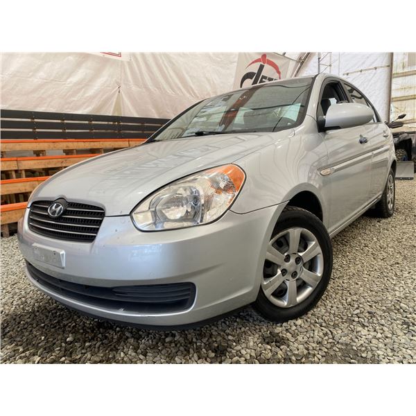 PARKSVILLE - 2007 HYUNDAI ACCENT SILVER 234514 KMS - B149136