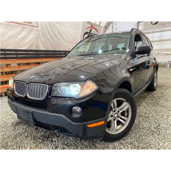PARKSVILLE - 2007 BMW X3 BLACK 265951 KMS - BE50642