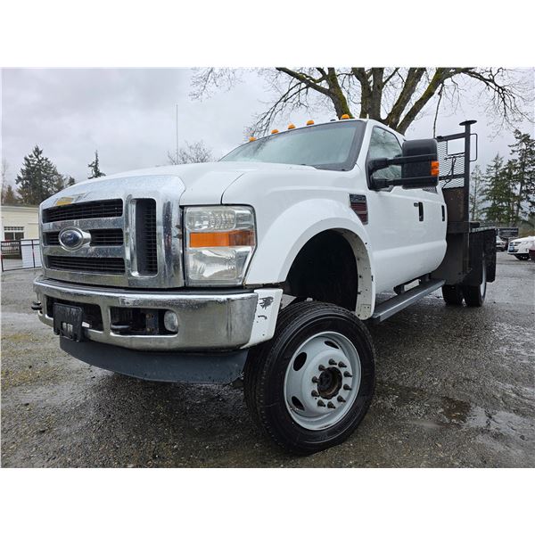 DUNCAN - 2008 FORD F-450 WHITE  197270 KMS - JD84660