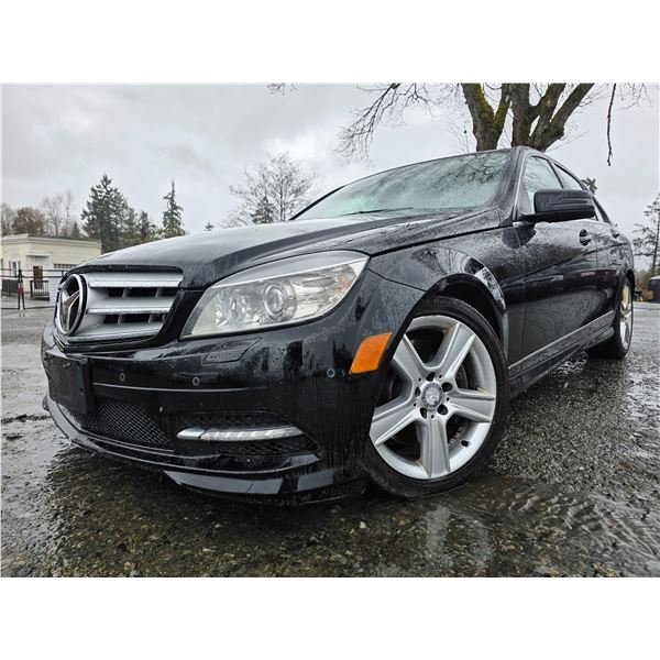DUNCAN - 2011 MERCEDES-BENZ C-CLASS BLACK  196419 KMS - D598227