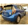 Image 14 : PARKSVILLE - 2013 TOYOTA PRIUS C BLUE 386147 KMS - D537510