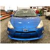 Image 6 : PARKSVILLE - 2013 TOYOTA PRIUS C BLUE 386147 KMS - D537510