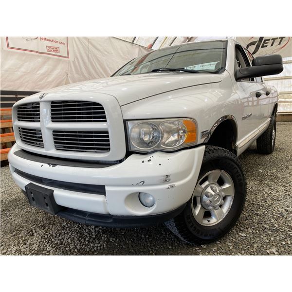 PARKSVILLE - 2004 DODGE RAM WHITE 150221 KMS - D191782