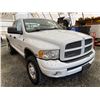 Image 9 : PARKSVILLE - 2004 DODGE RAM WHITE 150221 KMS - D191782