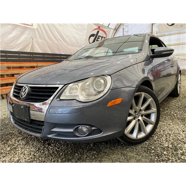 PARKSVILLE - 2009 VOLKSWAGEN EOS GREY 176196 KMS - D005039