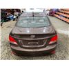 Image 19 : PARKSVILLE - 2015 HYUNDAI ACCENT BROWN 207554 KMS - J811460