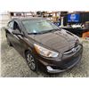 Image 9 : PARKSVILLE - 2015 HYUNDAI ACCENT BROWN 207554 KMS - J811460
