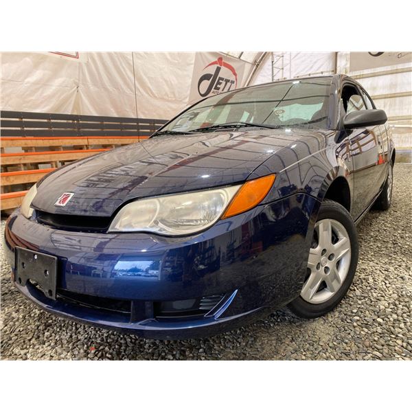 PARKSVILLE - 2007 SATURN ION BLUE 148233 KMS - D138851