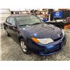 Image 9 : PARKSVILLE - 2007 SATURN ION BLUE 148233 KMS - D138851