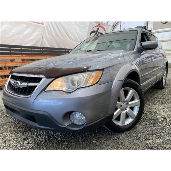 PARKSVILLE - 2009 SUBARU OUTBACK GREY 145886 KMS - D329366