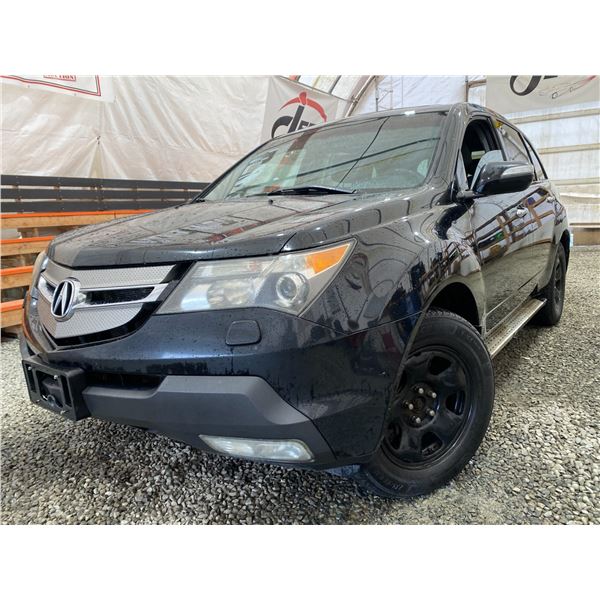 PARKSVILLE - 2009 ACURA MDX BLACK 478049 KMS - D000867