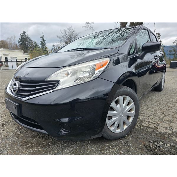 DUNCAN - 2015 NISSAN VERSA NOTE BLACK  230680 KMS - D357168