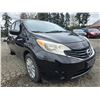 Image 5 : DUNCAN - 2015 NISSAN VERSA NOTE BLACK  230680 KMS - D357168