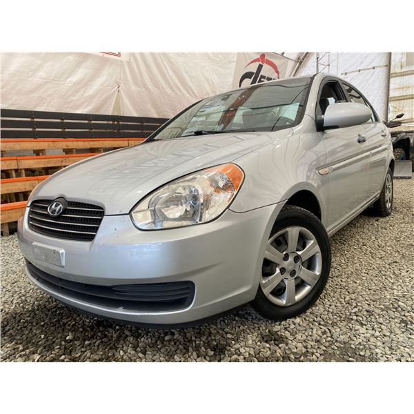 PARKSVILLE - 2007 HYUNDAI ACCENT SILVER 234514 KMS - B149136