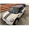 Image 4 : PARKSVILLE - 2010 MINI COOPER WHITE 164466 KMS - DZ63100