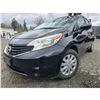 Image 1 : DUNCAN - 2015 NISSAN VERSA NOTE BLACK  230680 KMS - D357168
