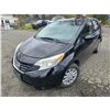 Image 2 : DUNCAN - 2015 NISSAN VERSA NOTE BLACK  230680 KMS - D357168