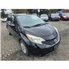 Image 6 : DUNCAN - 2015 NISSAN VERSA NOTE BLACK  230680 KMS - D357168