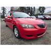 Image 5 : DUNCAN - 2006 MAZDA 3 RED "NO RESERVE" 346404 KMS - J414088