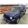 Image 4 : PARKSVILLE - 2012 JEEP PATRIOT BLUE 204143 KMS - B667298