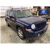 Image 9 : PARKSVILLE - 2012 JEEP PATRIOT BLUE 204143 KMS - B667298