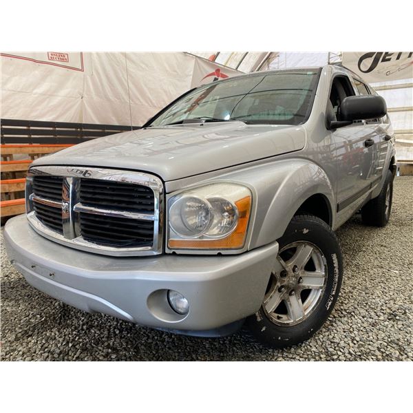 PARKSVILLE - 2006 DODGE DURANGO GRAY 186490 KMS - B111408