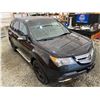Image 10 : PARKSVILLE - 2009 ACURA MDX BLACK 478049 KMS - D000867