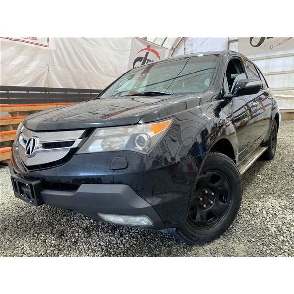 PARKSVILLE - 2009 ACURA MDX BLACK 478049 KMS - D000867
