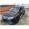 Image 4 : PARKSVILLE - 2009 ACURA MDX BLACK 478049 KMS - D000867