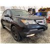 Image 8 : PARKSVILLE - 2009 ACURA MDX BLACK 478049 KMS - D000867