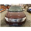 Image 7 : PARKSVILLE - 2009 FORD EDGE BROWN 224723 KMS - DB06549
