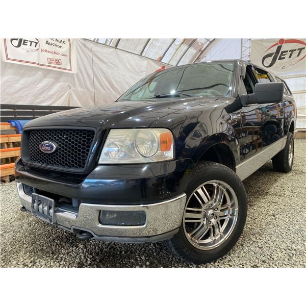 PARKSVILLE - 2004 FORD F-150 BLACK 254272 KMS - DA11837