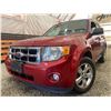 Image 1 : PARKSVILLE - 2012 FORD ESCAPE RED 286450 KMS - BB07697