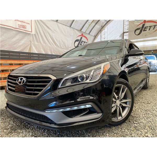 PARKSVILLE - 2015 HYUNDAI SONATA BLACK 176433 KMS - D136323
