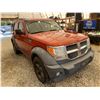 Image 9 : PARKSVILLE - 2007 DODGE NITRO ORANGE 216187 KMS - B589959