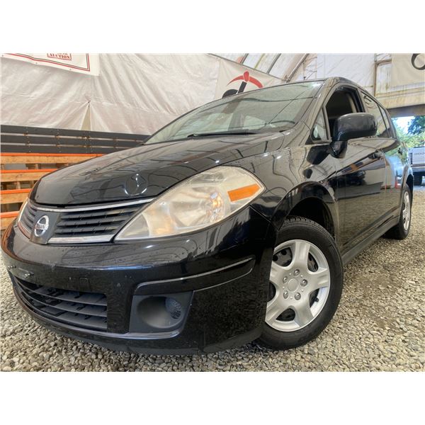 PARKSVILLE - 2007 NISSAN VERSA BLACK 241106 KMS - B436003