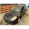 Image 4 : PARKSVILLE - 2007 NISSAN VERSA BLACK 241106 KMS - B436003