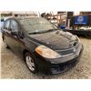 Image 9 : PARKSVILLE - 2007 NISSAN VERSA BLACK 241106 KMS - B436003