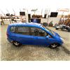 Image 13 : PARKSVILLE - 2008 HONDA FIT BLUE 193936 KMS - B812860