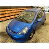 Image 4 : PARKSVILLE - 2008 HONDA FIT BLUE 193936 KMS - B812860