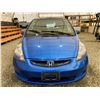 Image 6 : PARKSVILLE - 2008 HONDA FIT BLUE 193936 KMS - B812860